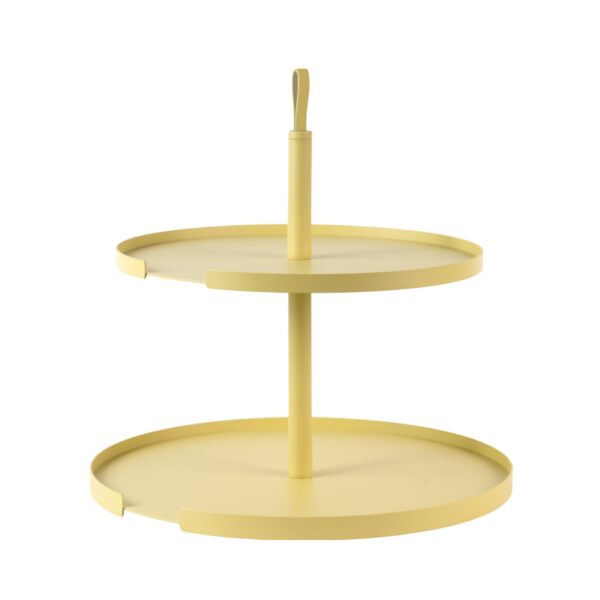BIG HUG Etagere / Tortenständer 2-stöckig - gelb