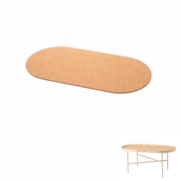 Korkeinlage für BIG HUG Couchtisch oval
