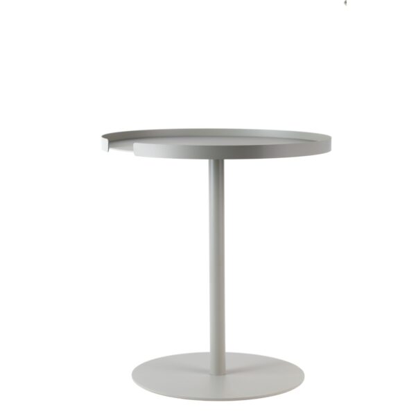 BIG HUG Beistelltisch rund - grau