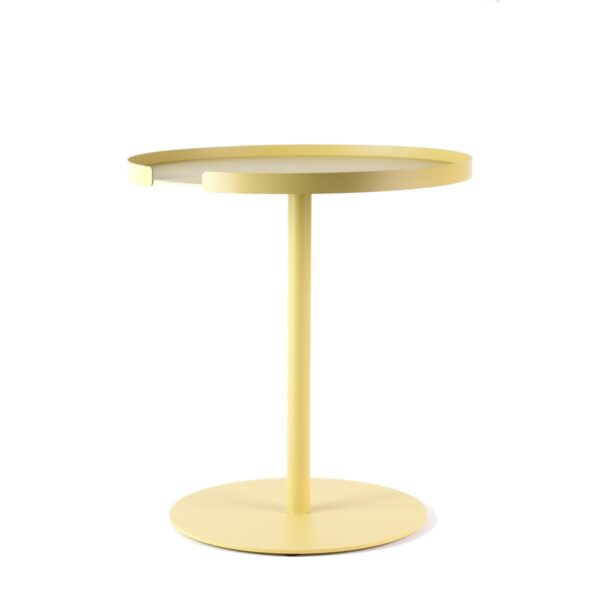BIG HUG Beistelltisch rund - gelb