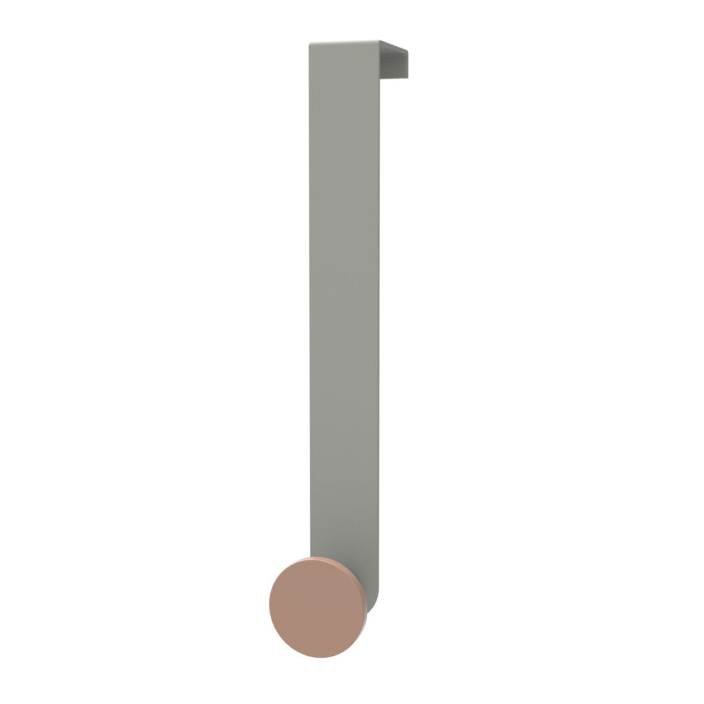 Over door hook medium - Metal - Blush