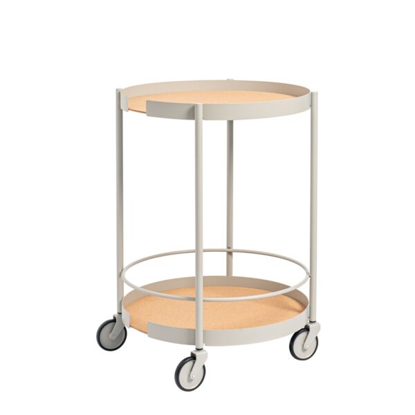 BIG HUG Servierwagen rund - grau