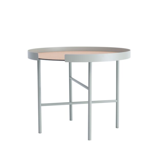 BIG HUG Beistelltisch rund - grau