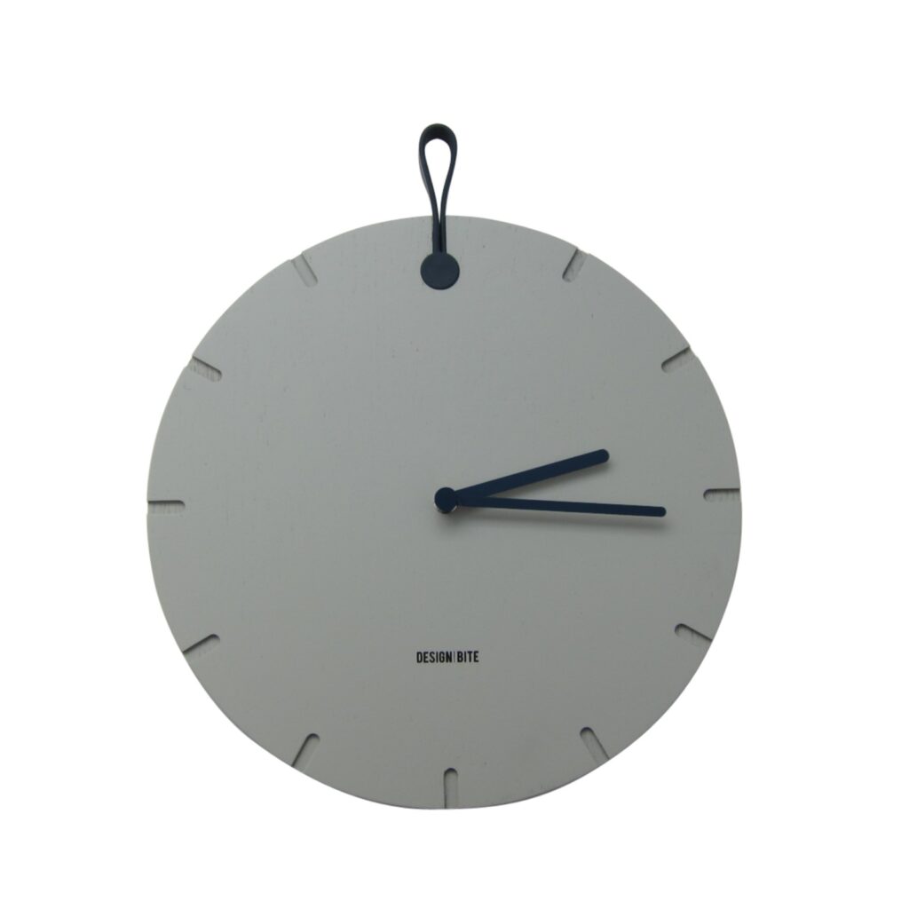 BIG HUG Wanduhr - grau