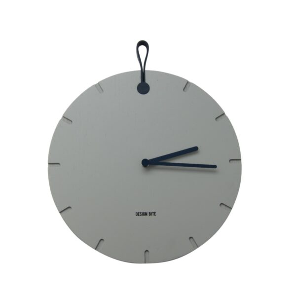 BIG HUG Wanduhr - grau