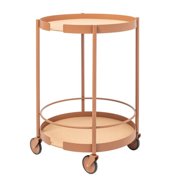 BIG HUG Servierwagen rund - braun