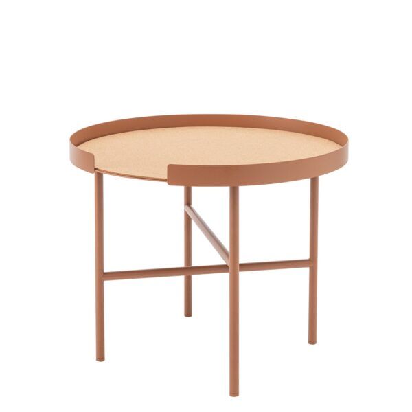 BIG HUG Beistelltisch rund - braun