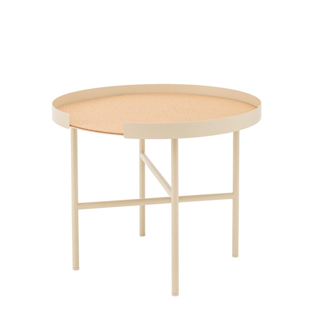 BIG HUG Side table - Round - Latte