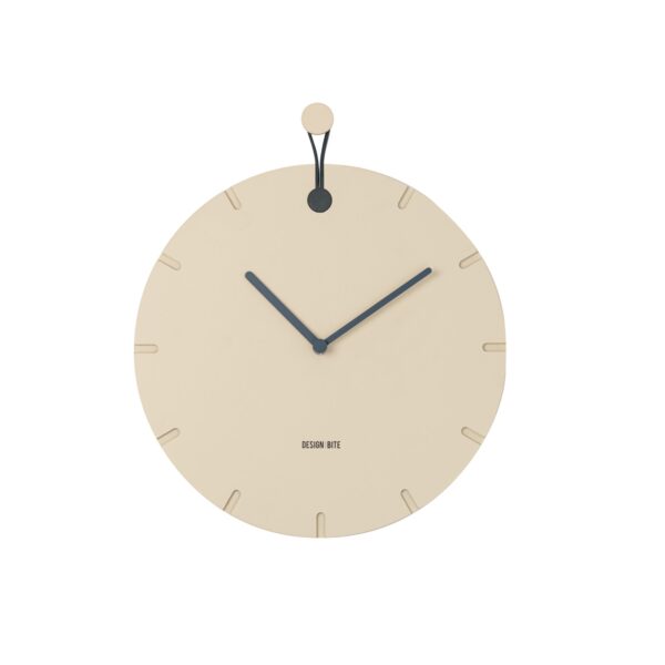 BIG HUG Wanduhr - beige
