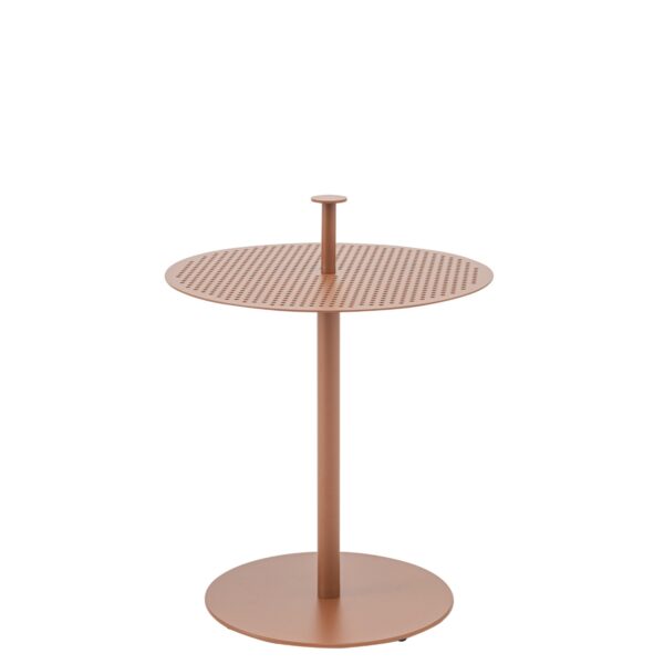 BIG HUG Metallbeistelltisch - braun