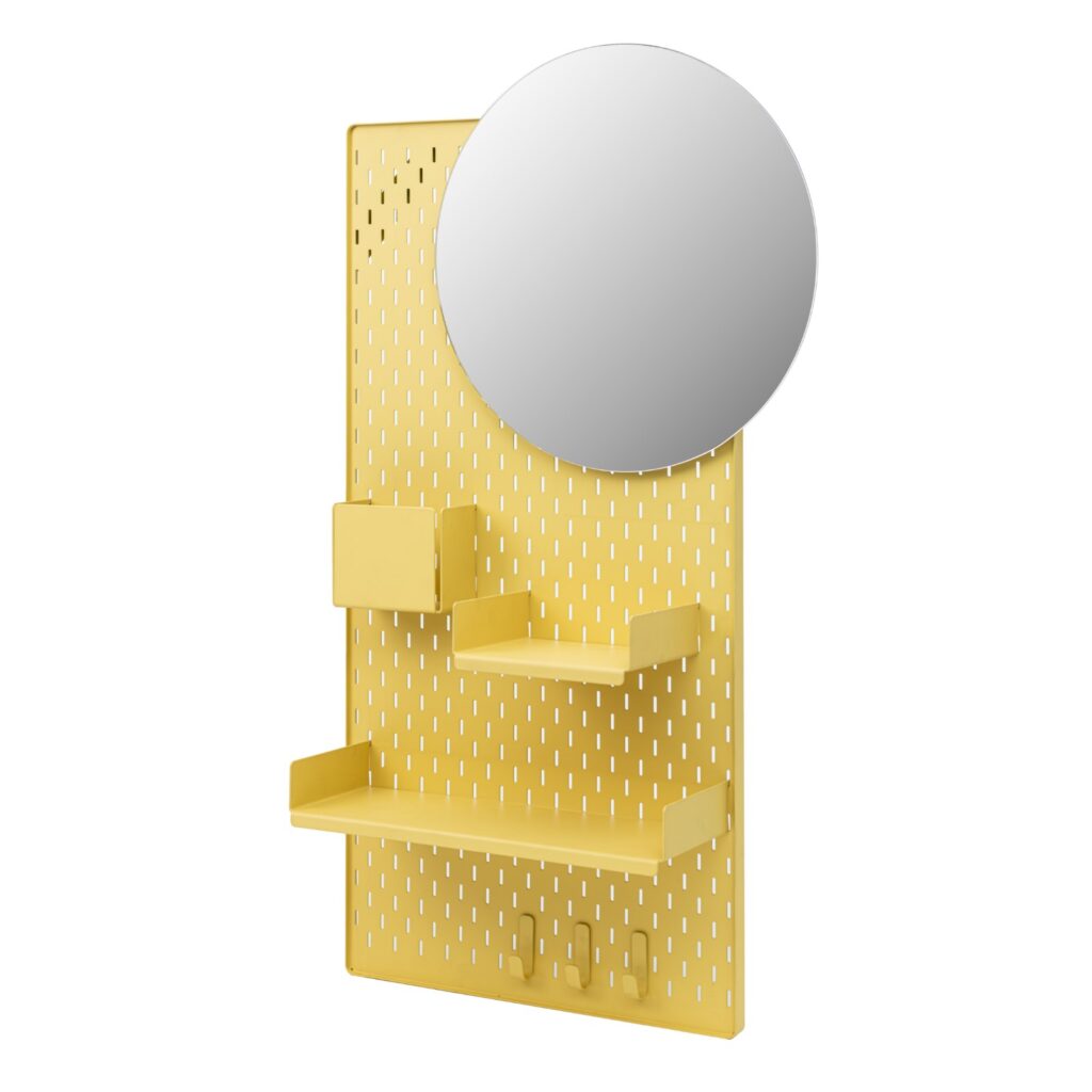 Frame board with mirror - Lemon
